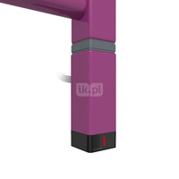 Grzałka TERMA One K30x30, 600W Tuba, RAL 4006 Soft, kabel spiralny z wtyczką [srebrzysty, 2,5m, logo Terma, instr. TERMA]