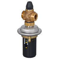 Regulator różnicy ciśnień z ograniczeniem przepływu AVPB PN25 15/25 03-20 gw. pow.