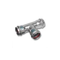 Trójnik SANHA NiroSan SF stal nierdzewna 18 mm x 15 mm x 15 mm (zw x zw x zw)