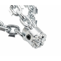 Wybijak łańcuchowy FlexShaft K9-204 4" penetrujący do rur o średnicy 4" (100 mm), potrójny łańcuch