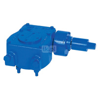 Przekładnia ślimakowa, smarowana fabrycznie - dożywotnio, napędzana kółkiem ręcznym, trzpień z wyjściem pod klucz DN 500