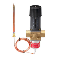 Regulator temperatury AVTB, PN 16, DN 15, 1.90 m³/h, 30 'C - 100 'C, 2.3 m, gwint wewnętrzny, kompletny
