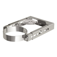 Uchwyt MK ŻARY PK WHT 2 stal nierdzewna fi 60/100 mm (mocowanie - Obejma do ściany regulowana)