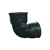 Kolano 30' MAGNAPLAST MAGNACOR MCB, PP (czarny), DN 500 x DN 500 (wz x ww), do kanalizacji