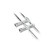 Czwórnik SANHA Therm krzyżowy do najwyższej kondygnacji stal 22 mm x 22 mm x 15 mm x 15 mm, zw x zw x zw x zw