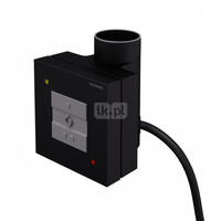 Grzałka TERMA KTX 1, 400W \ Tuba, RAL 9005, kabel prosty bez wtyczki [czarny, 1,5m, logo Terma, inst