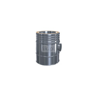 Rura z króćcem 64 x 4 MK ŻARY PR RTMG 250 mm, długość 250 mm