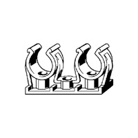 Uchwyt podwojny VIEGA 94826C2 do rur 10 mm tworzywo sztuczne biały