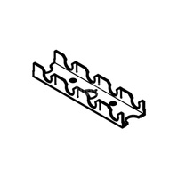 Szyna montażowa VIEGA 1277 PCV 2000 mm / 20 mm