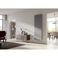 Grzejnik dekoracyjny Kermi®Carré Plus® 1800x295x86, 1097W, podł. 6998, RAL 9005 SFE