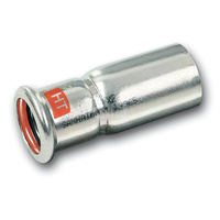 Nypel SANHA Therm Industry redukcja, stal (Cynk/nikiel), 108 mm x 88,9 mm (zz x zw)