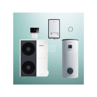 Pakiet Systemowy OZE - Pompa ciepła powietrze-woda split VAILLANT VWL 105/5AS aroTHERM 10.2 kW 400 V + Moduł naścienny VWL 127/5IS + Zasobnik c.w.u. VIH RW 300/3BR + Regulator sensoCOMFORT VRC 720 + Moduł komunikacji internetowej VR 940f