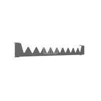 Wieszak TERMA HAPPY, Shark, 600 mm \ RAL 7043