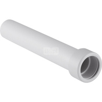 Przedłużka króćca odpływowego z nakrętką przyłączeniową, biała 50cm d40