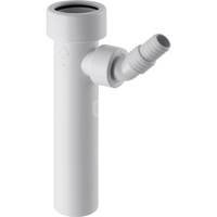 Trójnik GEBERIT PP 1 1/2'' x 40 mm (GW x łącznik kątowy wężyka x końcówka wciskana), kolor biały-alpin
