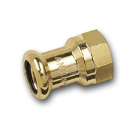 Mufa SANHA PURAPRESS, brąz, 35 mm x 1 1/2'' (zw x GW)