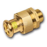 Śrubunek SANHA Press Gas trzyczęściowy, Cu, 54 mm x 2'' (zw x GZ)