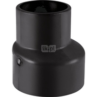 Zwężka niesymetryczna GEBERIT Silent-db20 redukcja, PE / polietylen, 90 mm, DN 90 x 56 mm (króciec)
