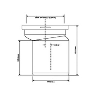 Przyłącze kanalizacyjne, krótkie L-150mm,wejście 90-110mm,wyjście 110mm z przesunięciem mimośr. 20mm