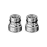 Adapter VIEGA 10968 jednoczęściowy, mosiądz / mosiądz, 1/2'' x 3/4'' (gz x gw)