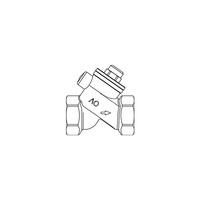 Zawór zwrotny z brązu, DN 40, G1 1/2GW, uszczelnienie EPDM