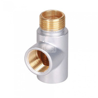 Trójnik TERMA, GZ 1/2-GW 1/2-GW 1/2 Silver Matt
