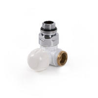 Zawór termostatyczny 3-osiowy CYLINDER, Lewy, GZ 1/2"-GZ 24-19, Biały, (V75110ESX)