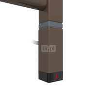 Grzałka TERMA One K30x30, 300W \ Tuba, RAL 8028, kabel prosty bez wtyczki z maskownicą [czarny, 1,5m