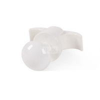 Wieszak rurkowy prosty BASIC fi16/L460mm, Biały,(89041S50)