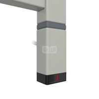 Grzałka TERMA One P30x40, 1000W Tuba, RAL 7038, kabel spiralny z wtyczką [biały, 2,5m, logo Terma, instr. TERMA]