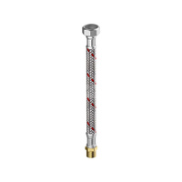 Wąż elastyczny przyłączeniowy FLAMCO MEIBES, 1 1/2'a (40) x 40 mm x 1 1/2'a (40), dł. 300 mm, GZ x GW z oplotem