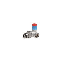 Zawór grzejnikowy termostatyczny GIACOMINI R403TG trzyosiowy, połączenie 1/2'' x 18 mm (chrom)