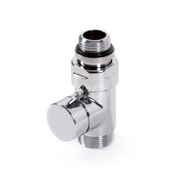 Zawór odcinający prosty CYLINDER, GZ 1/2"-GZ 24-19, Chrom, (V30610B)