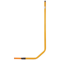 Przyłącze gazu stalowe z rury preizolowanej, PE40 x gwint 5/4", L=1500xH=1500 