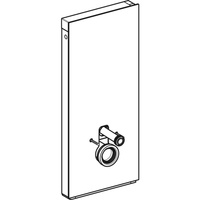 Moduł sanitarny do WC wiszącego GEBERIT Monolith, 1140 mm x 505 mm x 106 mm, regulacja wysokości, front: sand, bok: aluminium