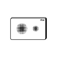 Przycisk uruchamiający do WC Prevista Visign for Style 25 sensitive nr wzoru 8615.1 płytka maskująca: tworzywo szt. biały alpejski