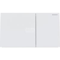 Przycisk uruchamiający Geberit Sigma70, przedni, stal nierdzewna biały mat, prostokątny