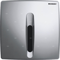 Elektroniczny zawór spłukujący Geberit do pisuaru, Basic, zasilanie bateryjne, chrom-mat
