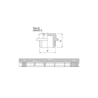 Korek VALVEX Twist nikiel GZ 1''