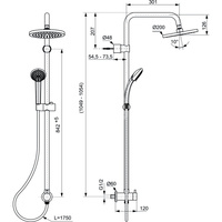 IDEALDUO SYSTEM NAT.HD/200MM BEZ BATERII