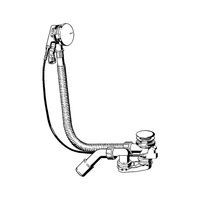 Simplex Trio-komplet odpływowo-przelewowy nr wzoru 6166.42