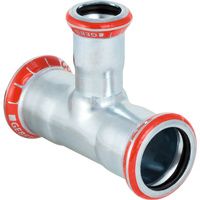 Trójnik GEBERIT Mapress C-Stahl redukcja 90' stal (ocynk) 88.9 mm x 42 mm x 88.9 mm MZ