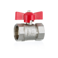 Zawór kulowy wodny motylek 1'' STRONG