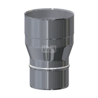 Redukcja stal nierdzewna MK ŻARY ST RD MKS fi113W x 150 mm do kanałów wentylacyjnych okrągłych