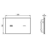 SYMFO NT1 BEZDOTY. PŁYTKA SPŁUK. CZARNY