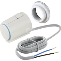 Siłownik elektrotermiczny GEBERIT Volex, złącze 30 x 1,5, napięcie 230 V, kolor biały, kabel 1m, ze wskaźnikiem