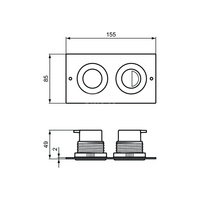 SEPTA PRO P2 PNEUMA. PRZYCISKI SPŁUK.