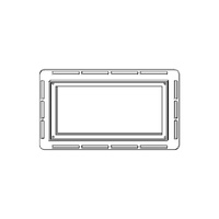 Ramka do zabudowy VIEGA 835023 (akcesorium) do podwieszanej miski WC tworzywo sztuczne chrom
